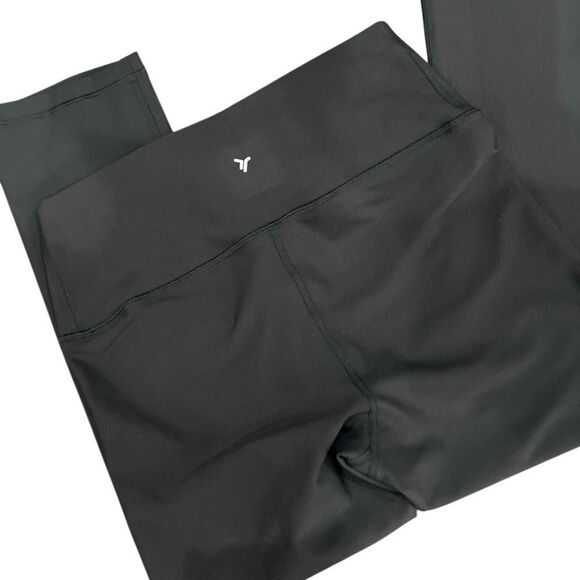 Old Navy High-Waisted PowerSoft Crop Leggings Black Size Medium - Picture 3 of 16